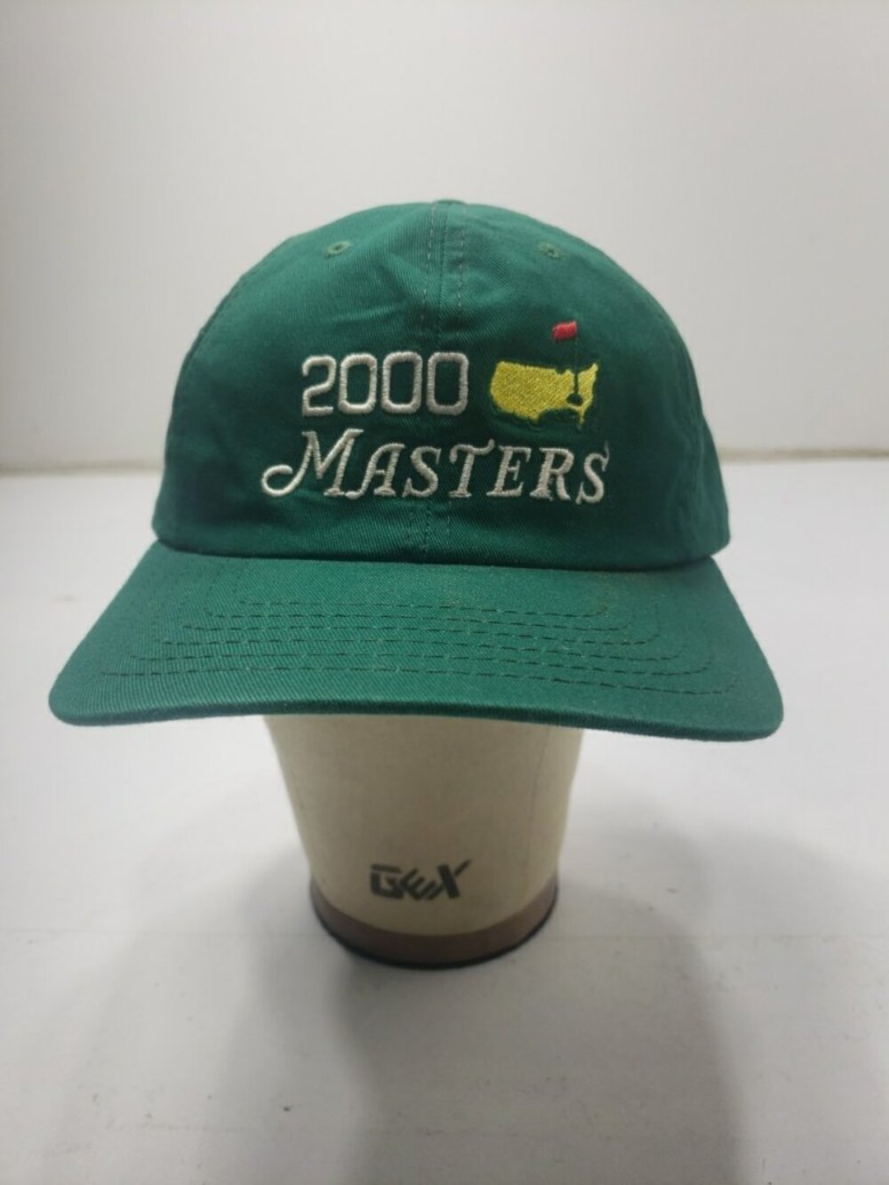 Vintage 2000 Masters Golf Hat American Needle Green Adjustable Cap NWT